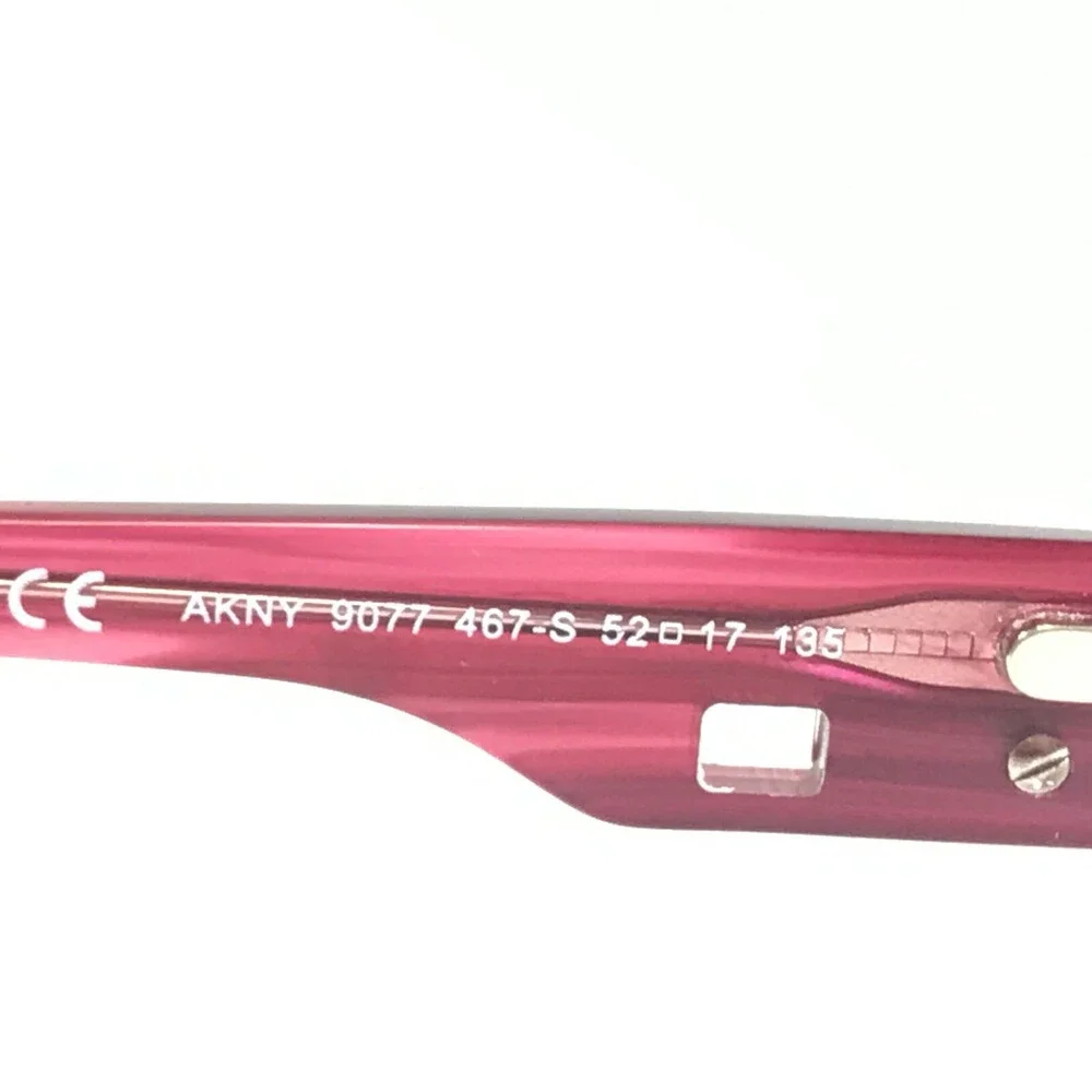 Anne Klein Eyeglasses Frames AKNY 9077 467-S Purple Red Rectangular 52-17-135